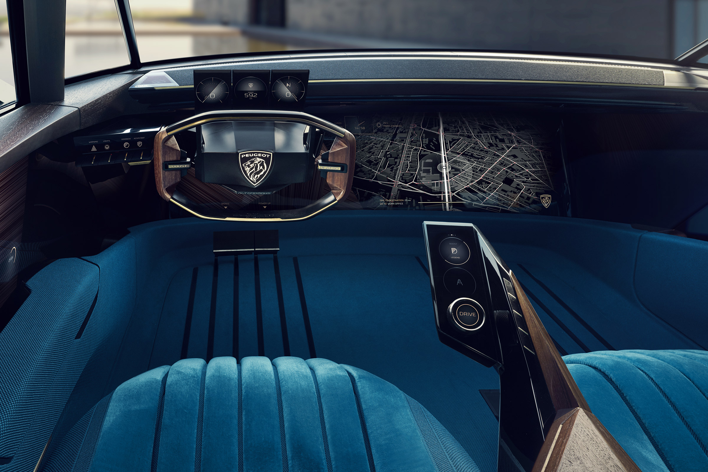Peugeot e-LEGEND - dash