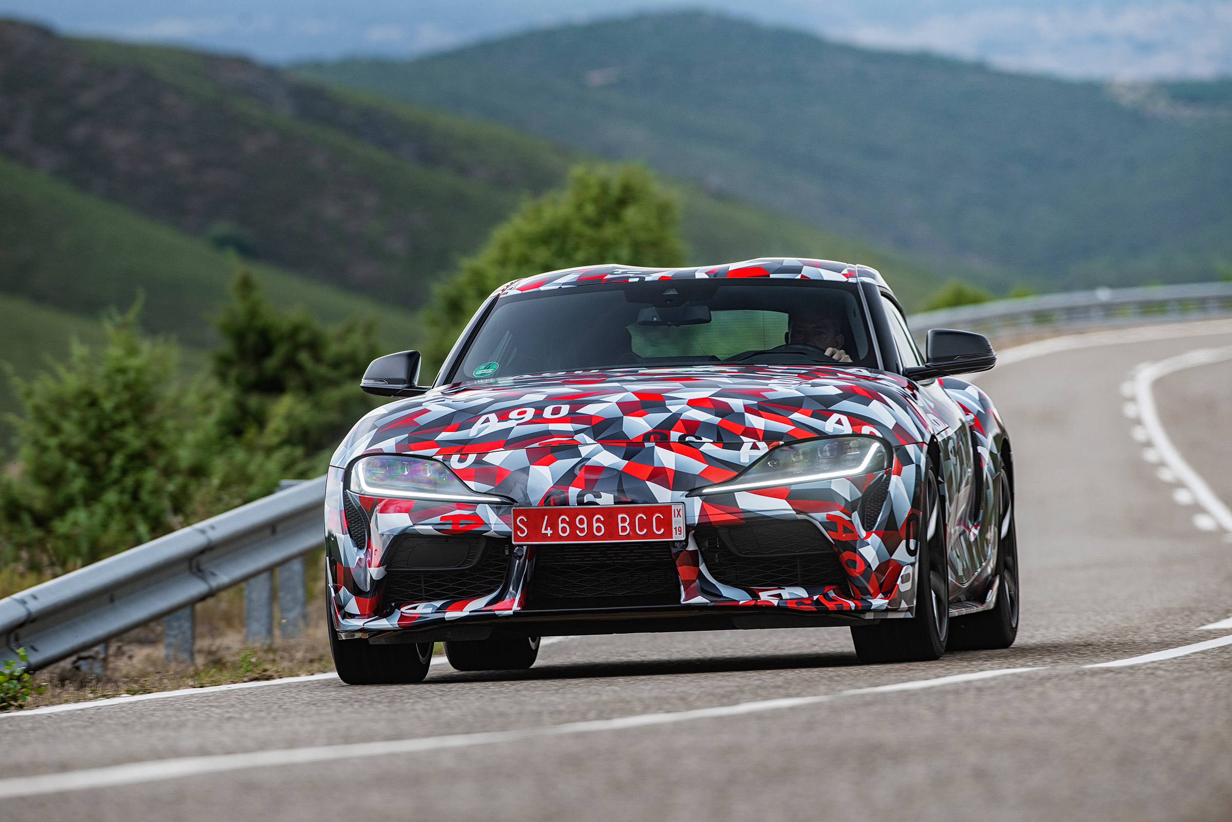 Toyota Supra prototype - front cornering