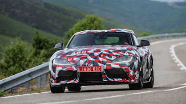 Toyota Supra prototype - front cornering