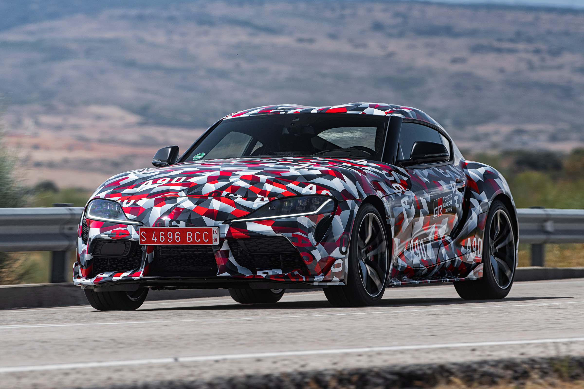 Toyota Supra prototype - front action