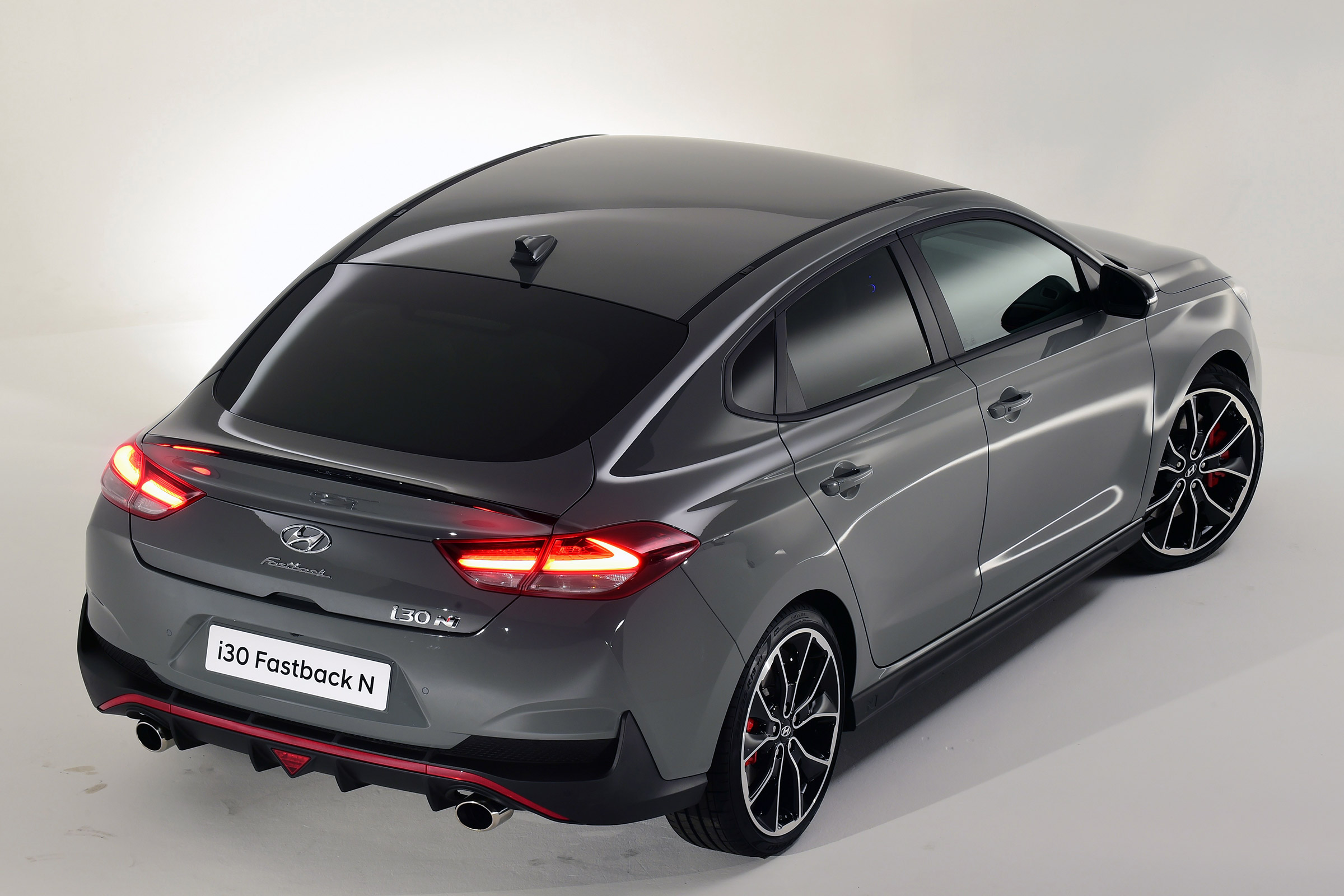 Hyundai i30 Fastback N - above rear
