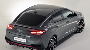 Hyundai i30 Fastback N - above rear