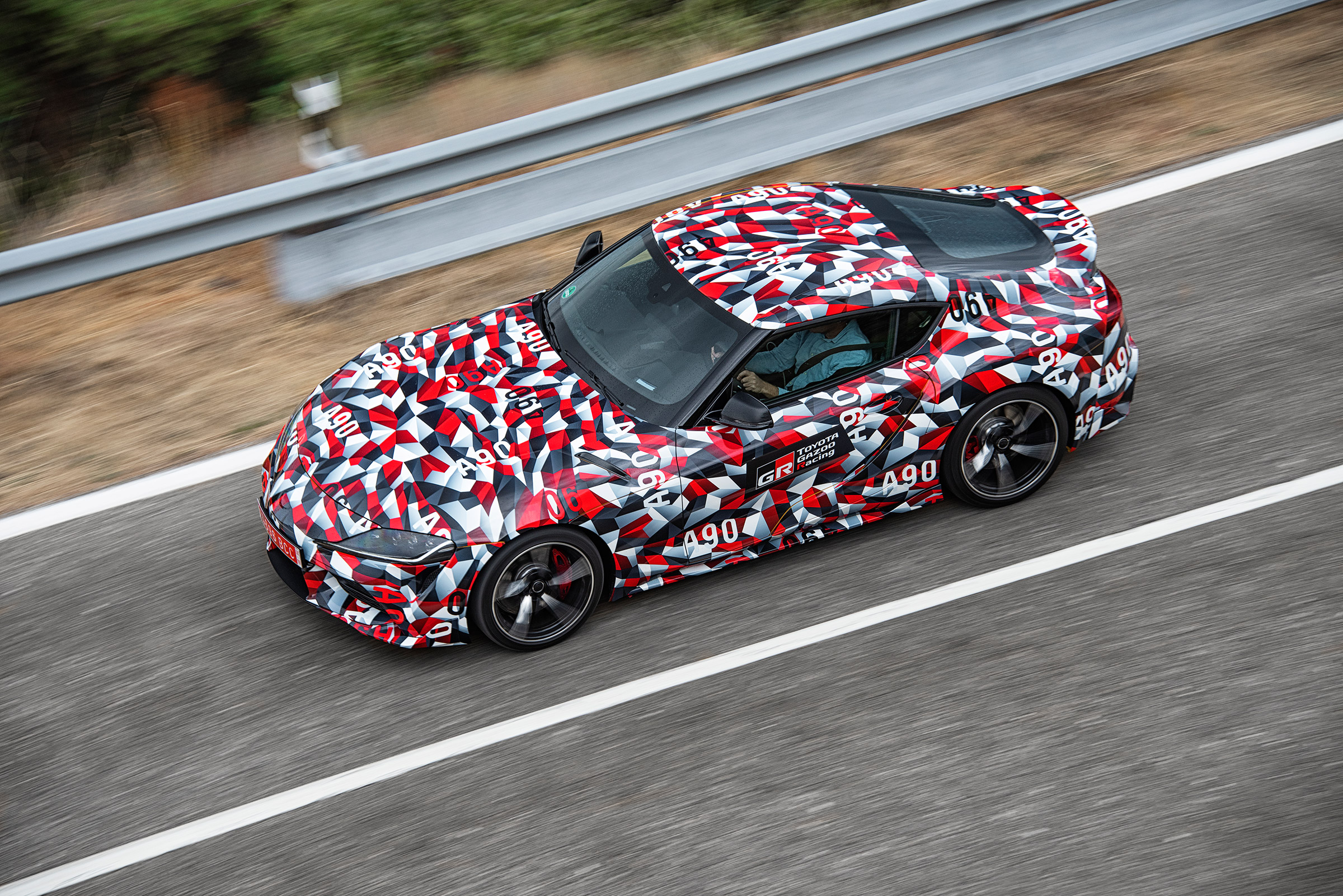 Toyota Supra prototype - above