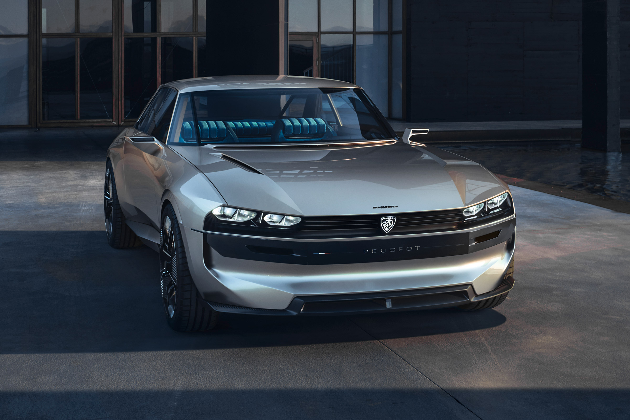 Peugeot e-LEGEND - full front static