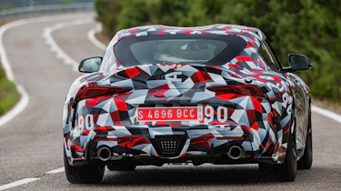 Toyota Supra prototype - rear tracking