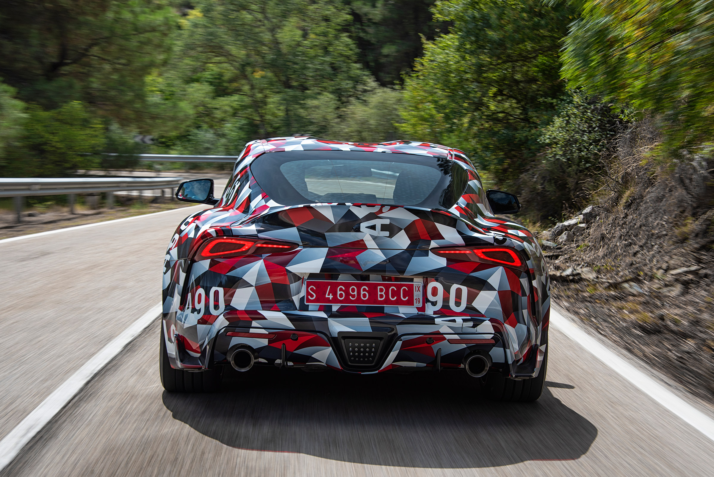 Toyota Supra prototype - full rear