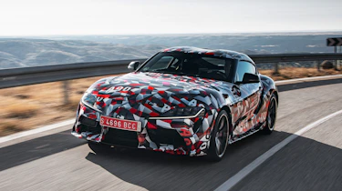 Toyota Supra prototype - front tracking