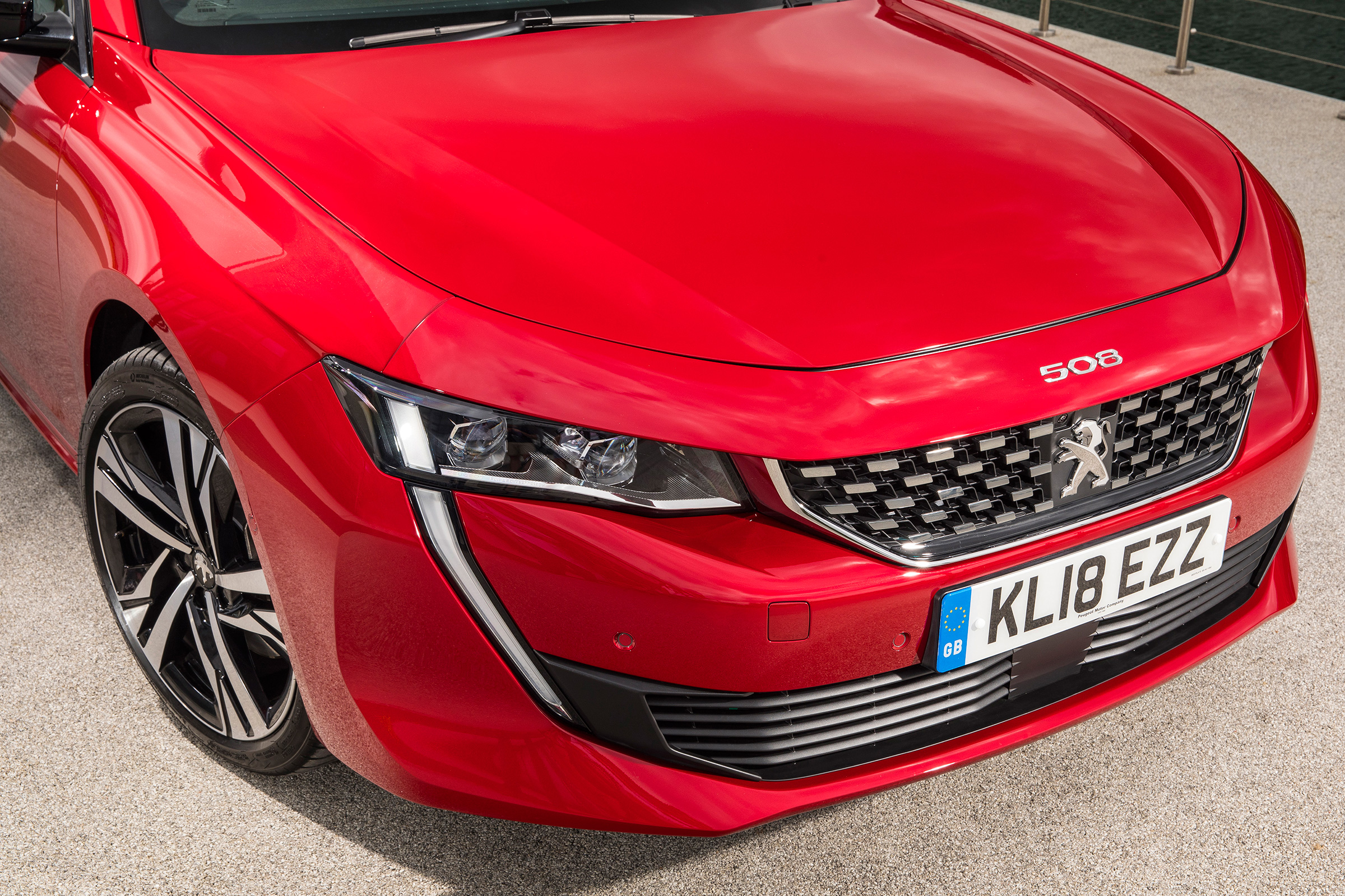 New Peugeot 508 GT 1.6 turbo front quarter