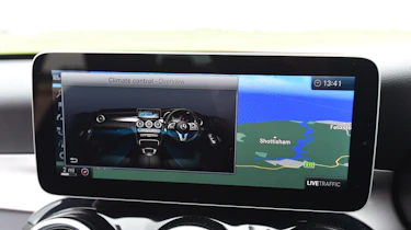 Mercedes C-Class central screen