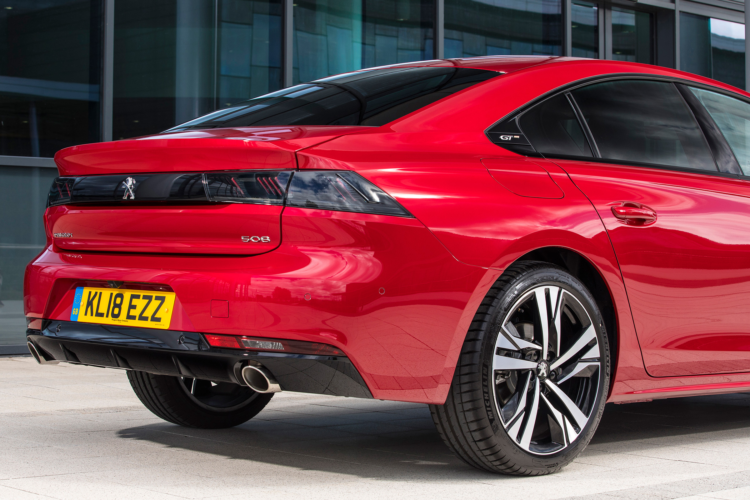 New Peugeot 508 GT 1.6 turbo tail lights