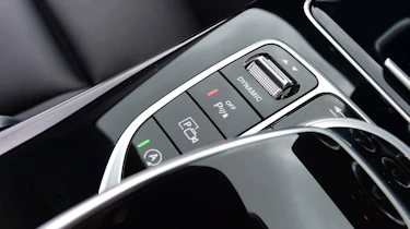 Mercedes C-Class centre console buttons