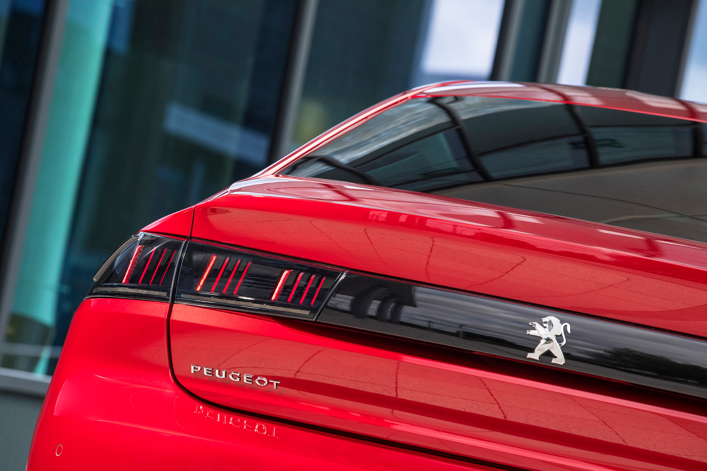 New Peugeot 508 GT 1.6 turbo brake lights