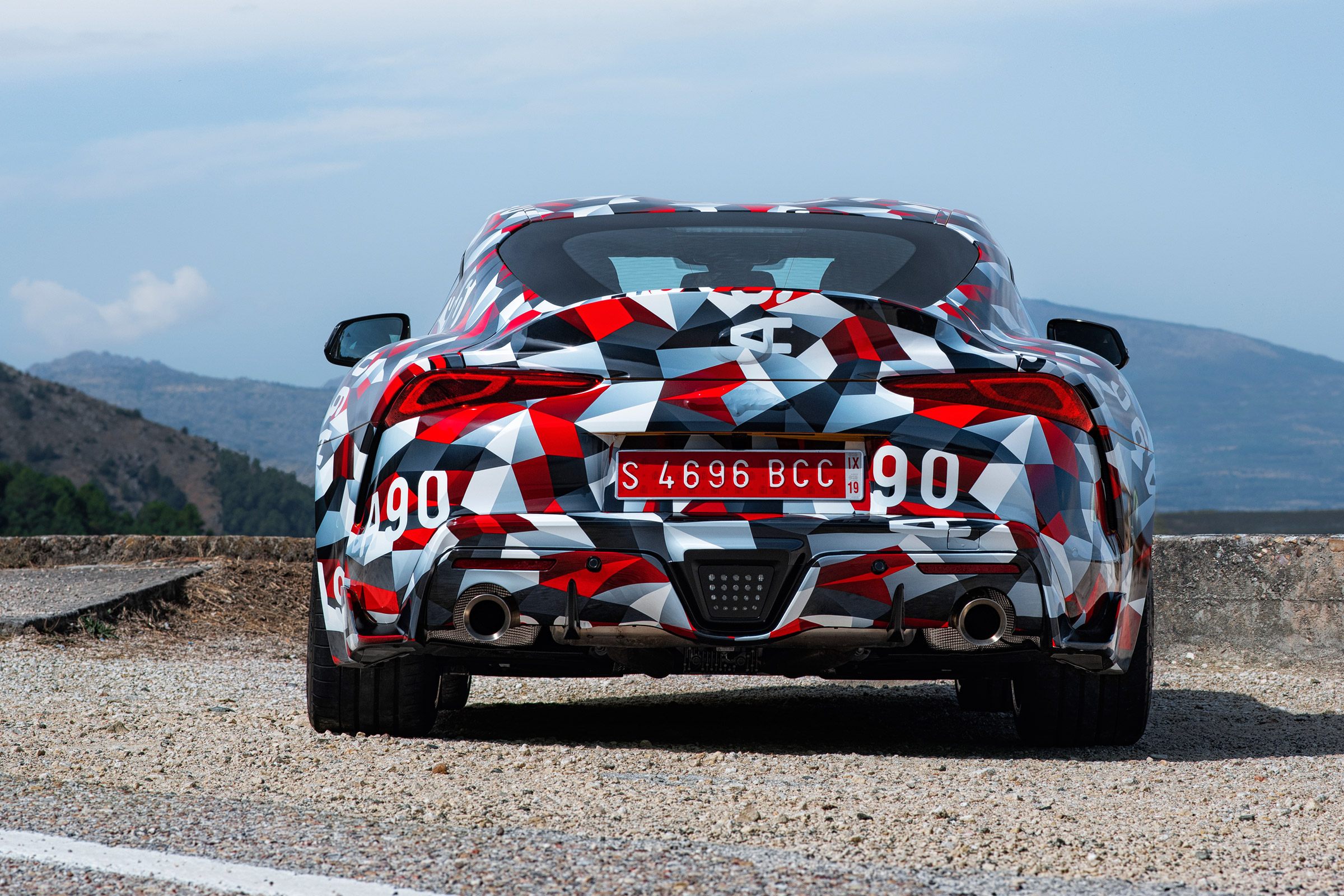 Toyota Supra prototype - full rear