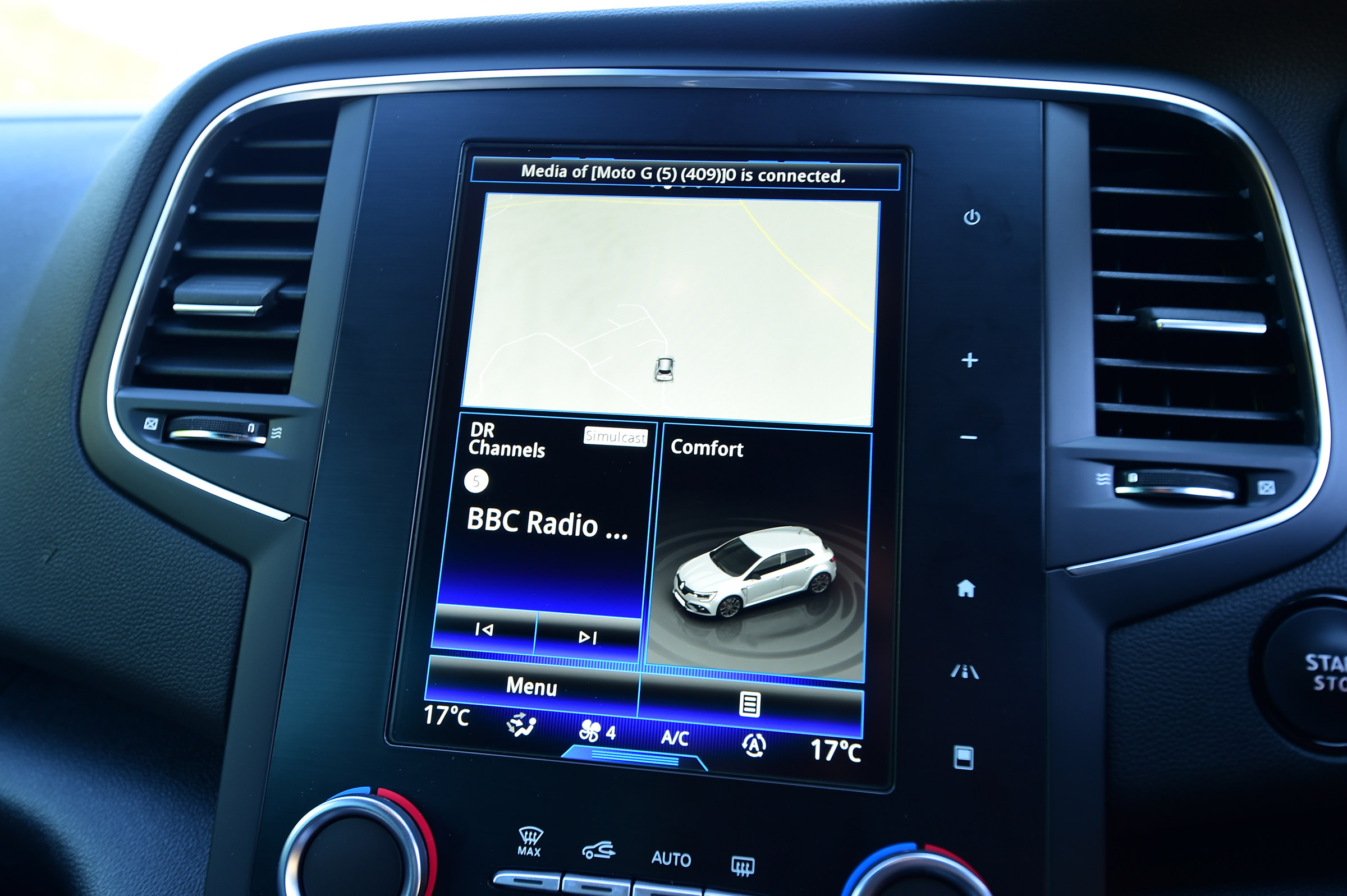 Renault Megane RS - sat-nav