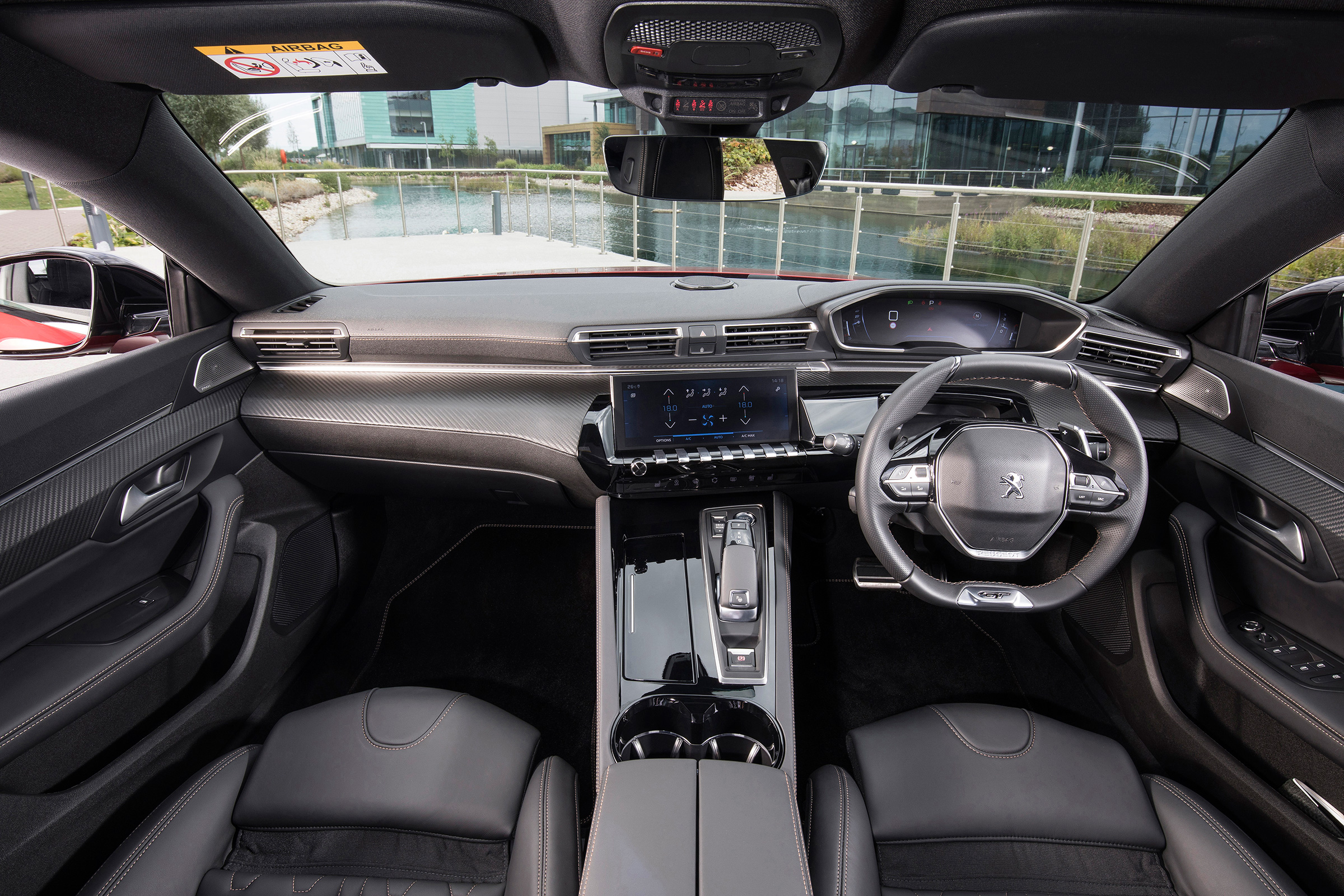 New Peugeot 508 GT 1.6 turbo front interior