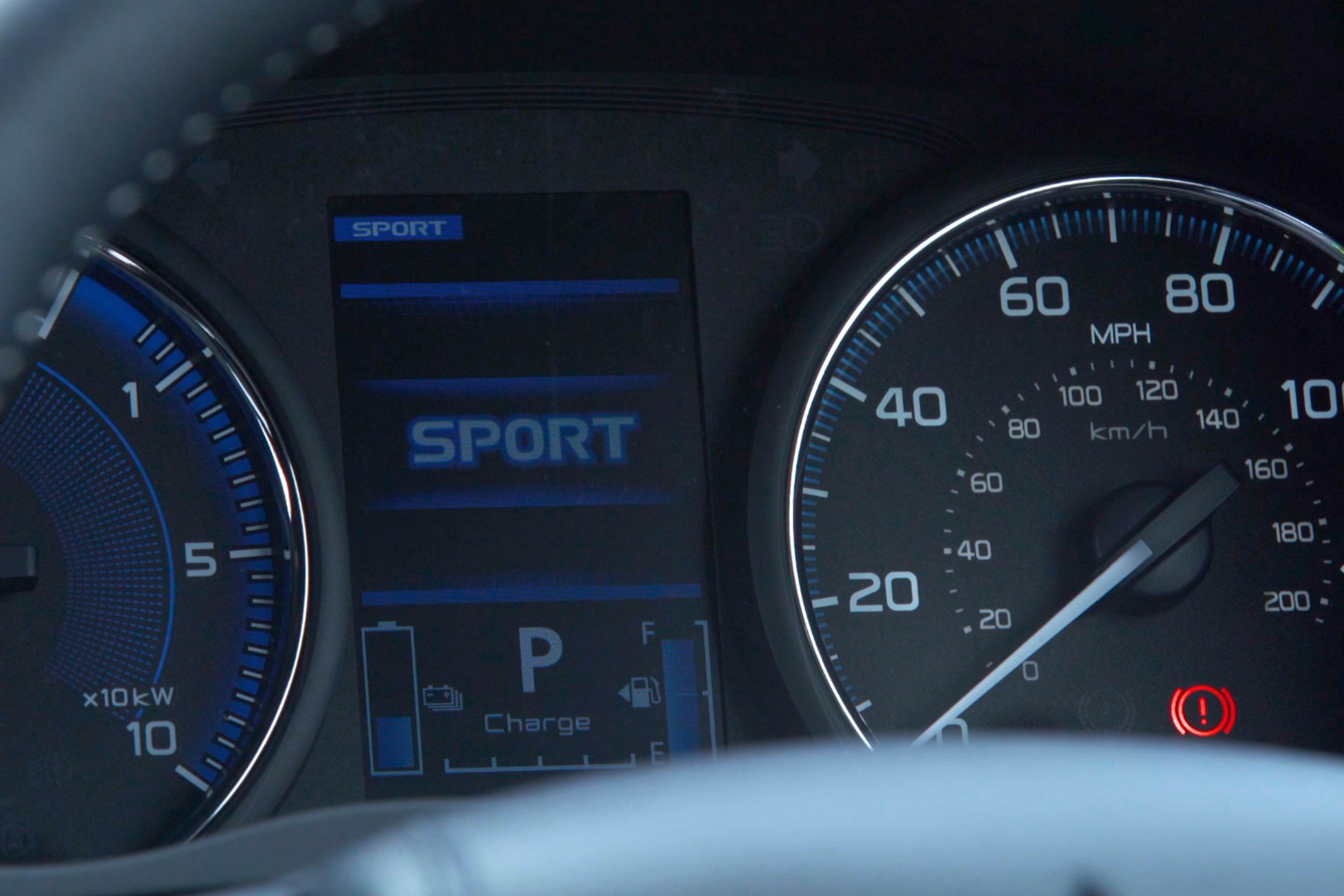 New 2019 Mitsubishi Outlander PHEV dash