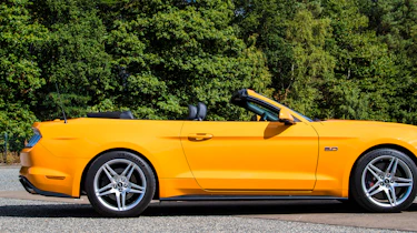 Ford Mustang Convertible - roof down