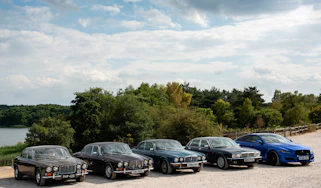 Jaguar XJ years: XJ6, XJ12, XJ40 and XJR 575 driven header