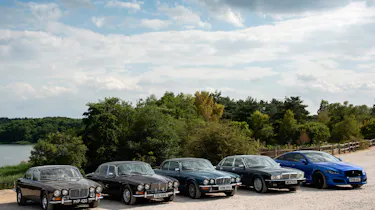Jaguar XJ years: XJ6, XJ12, XJ40 and XJR 575 driven header