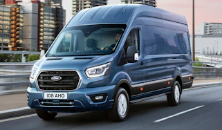 2019 Ford Transit driving