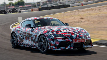 Toyota Supra prototype track - front