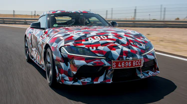 Toyota Supra prototype track - front tracking