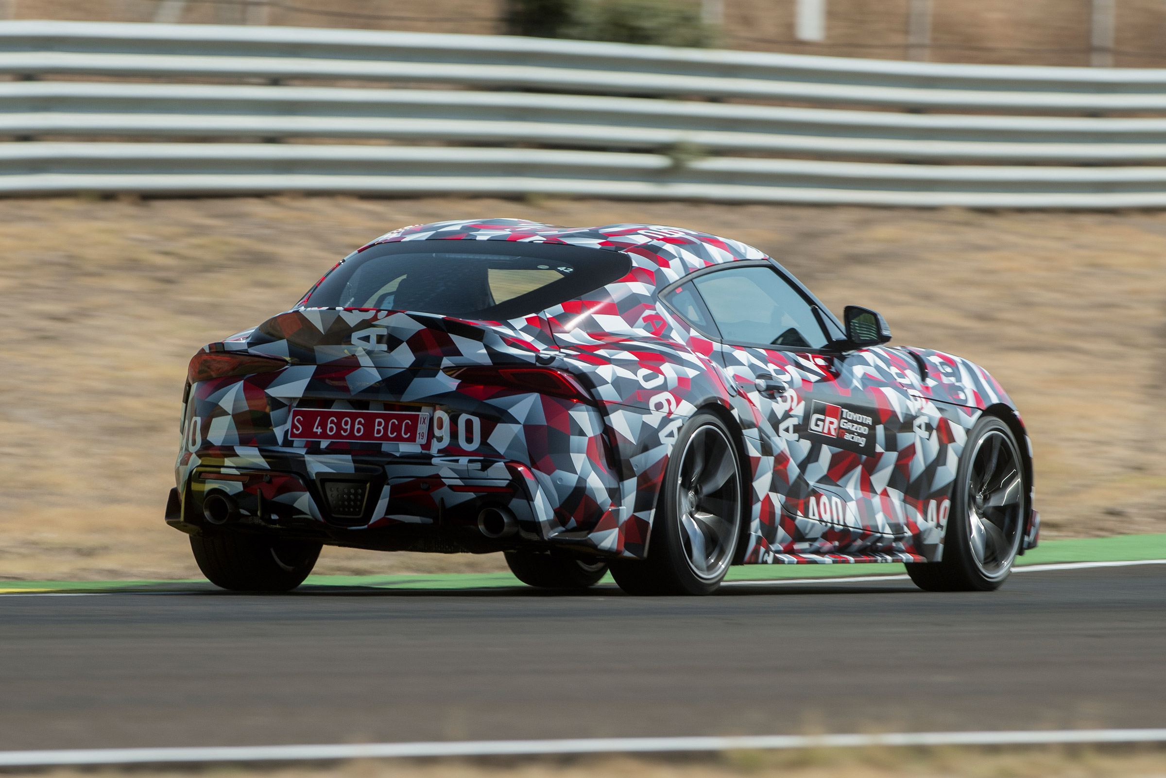 Toyota Supra prototype track - rear