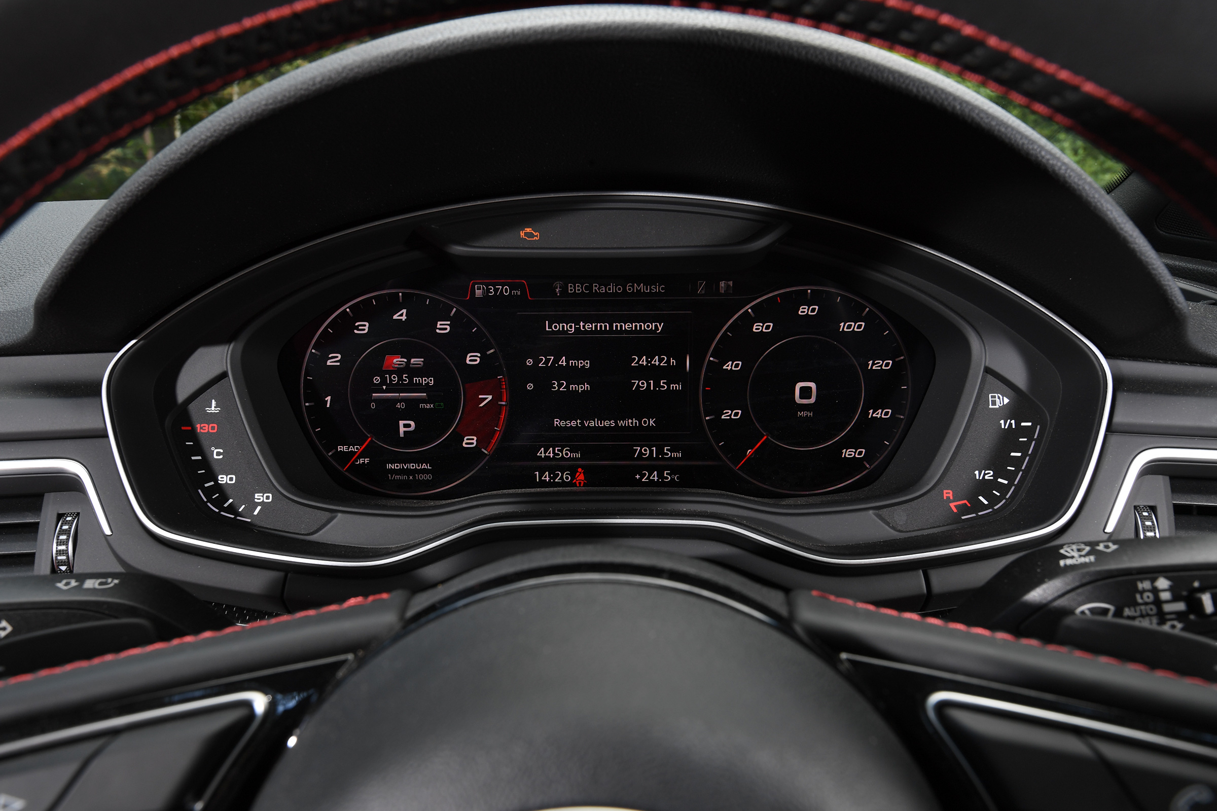 Audi S5 Cabriolet - speedo