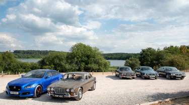 Jaguar XJ years: XJ6, XJ12, XJ40 and XJR 575 driven group