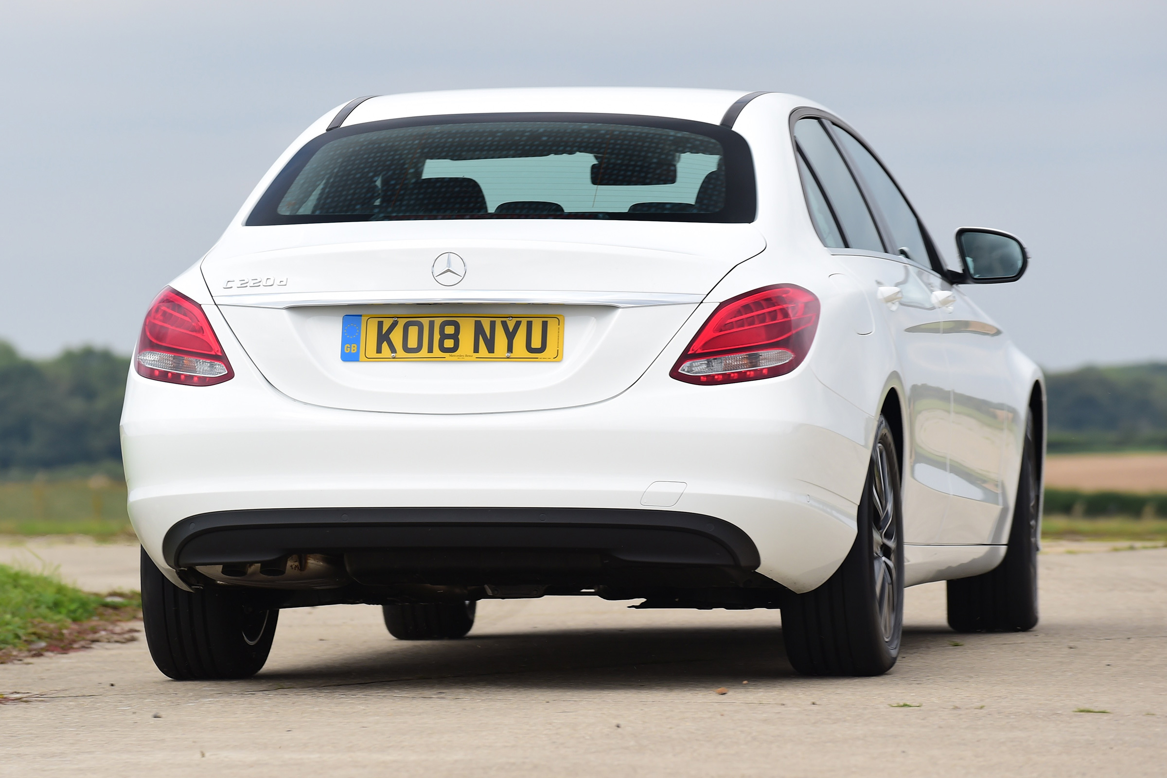 Mercedes C-Class rear end