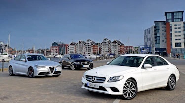 Mercedes C-Class vs Alfa Romeo vs Jaguar XE