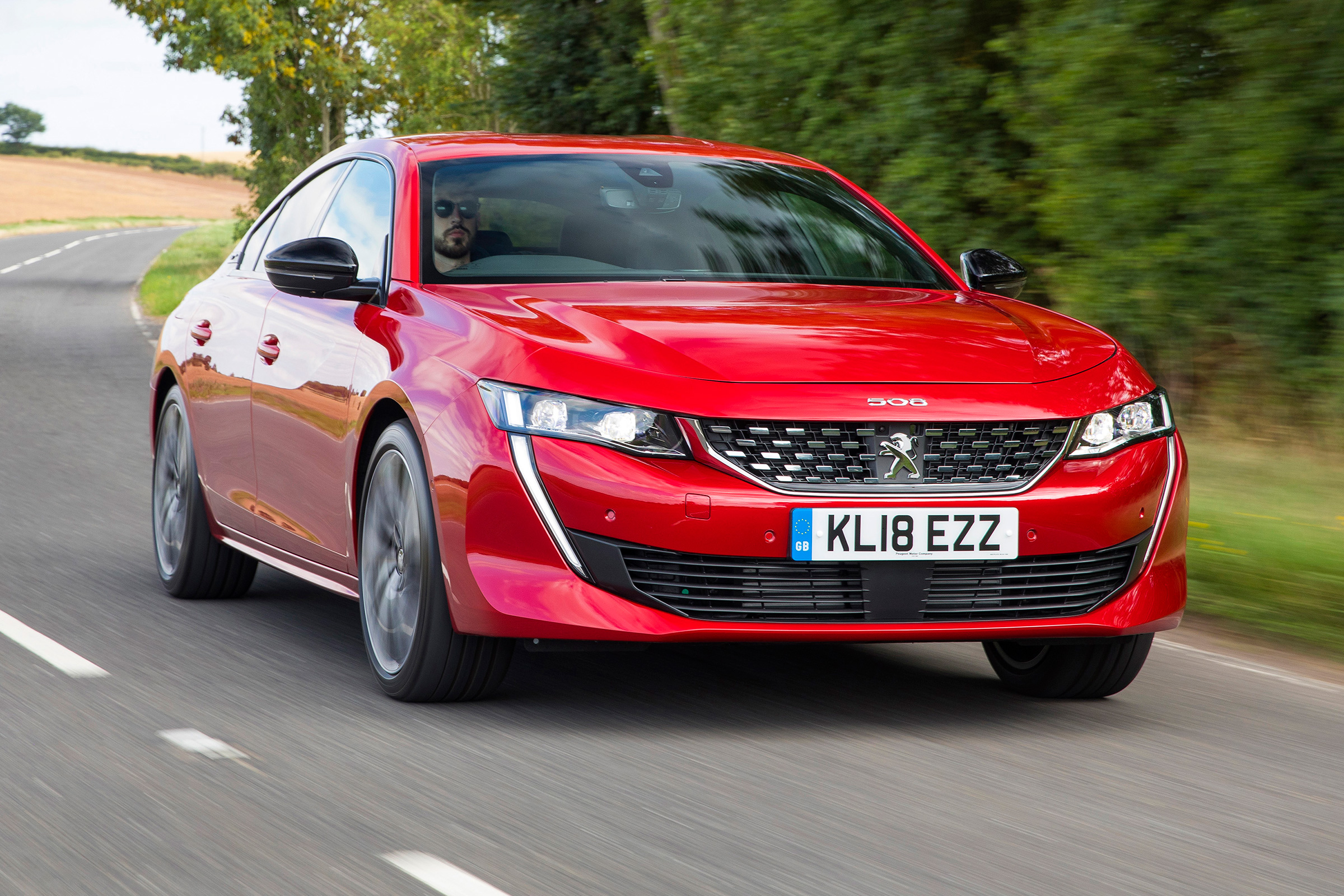New Peugeot 508 GT 1.6 turbo front tracking