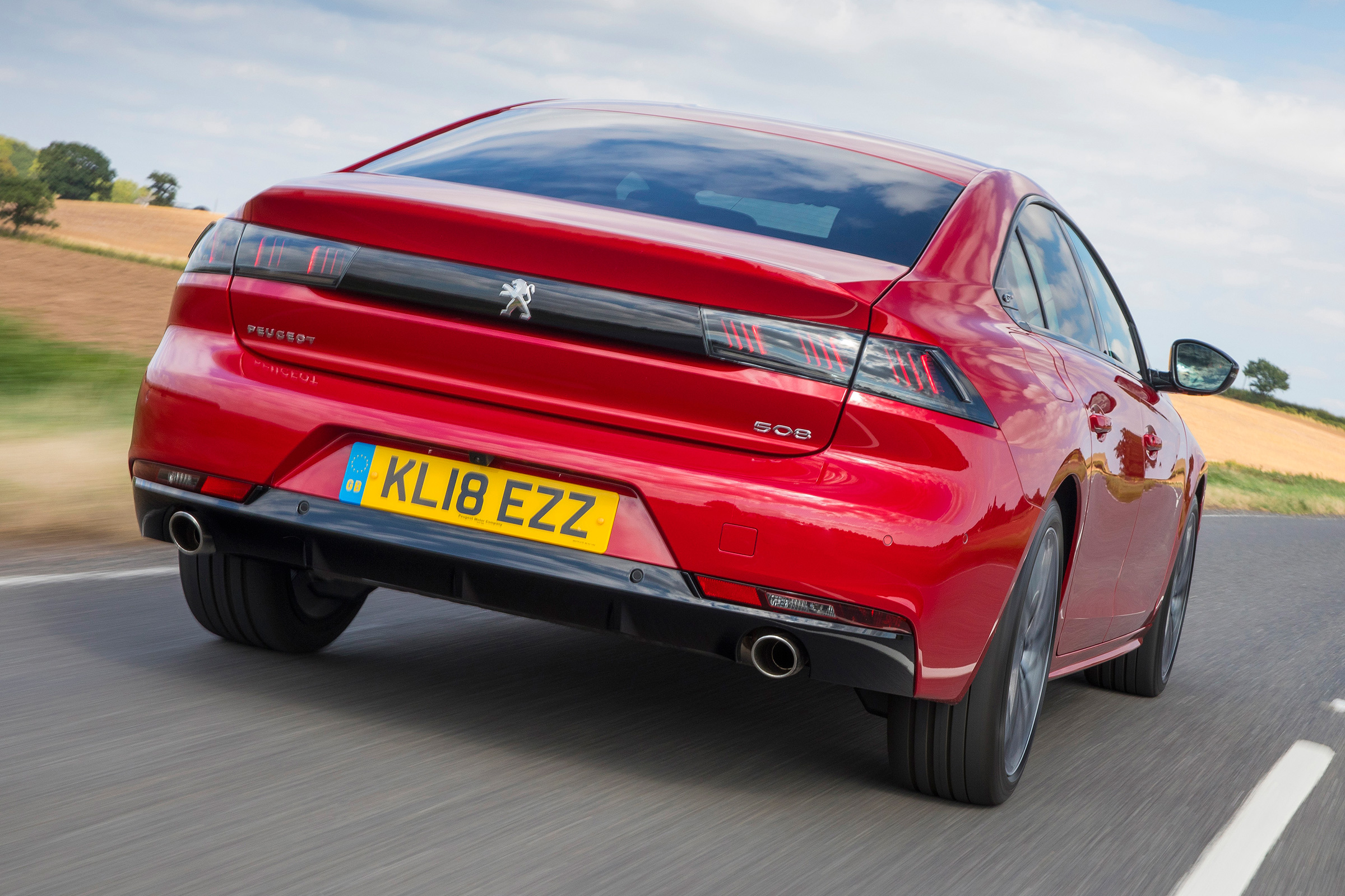 New Peugeot 508 GT 1.6 turbo rear tracking