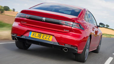 New Peugeot 508 GT 1.6 turbo rear tracking