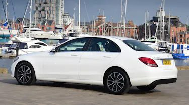 Mercedes C-Class rear back quarter