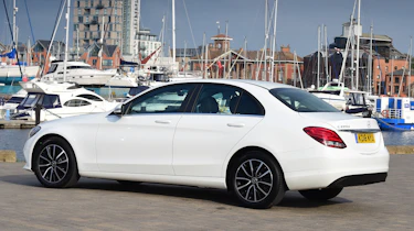 Mercedes C-Class rear back quarter