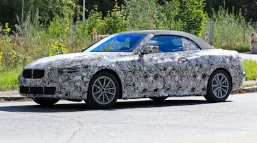 BMW 4 Series convertible spied front