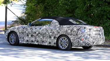 BMW 4 Series convertible spied rear