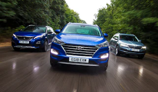 Hyundai Tucson vs Peugeot 3008 vs Skoda Karoq