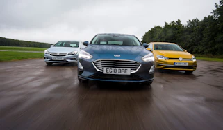 Ford Focus vs Vauxhall Astra vs Volkswagen Golf
