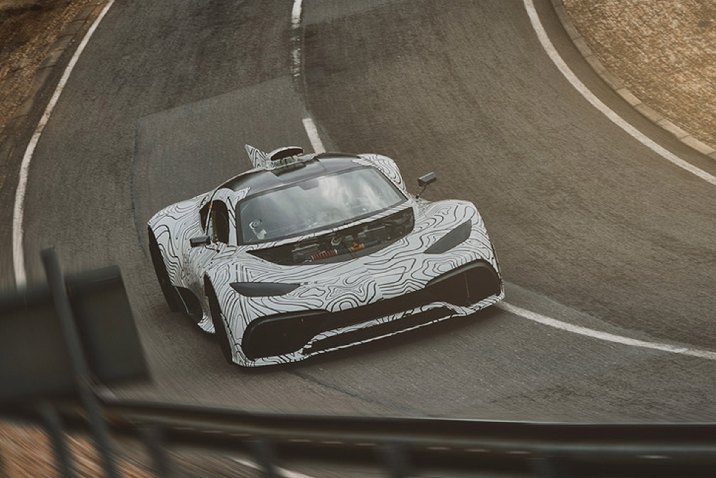Mercedes-AMG Project ONE - teaser rear cornering