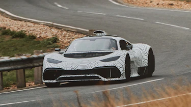 Mercedes-AMG Project ONE - teaser front cornering