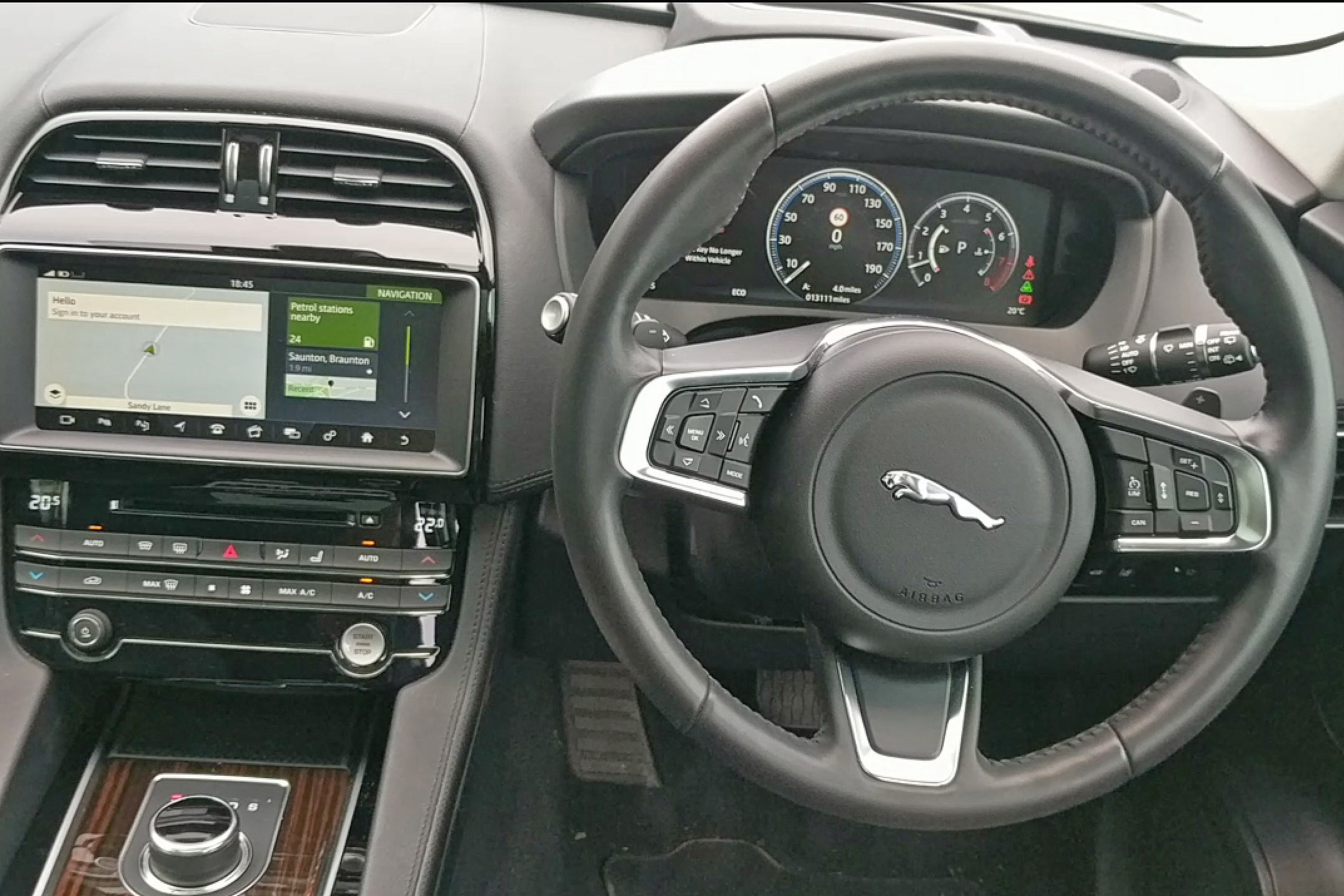 Jaguar F-Pace Portfolio interior