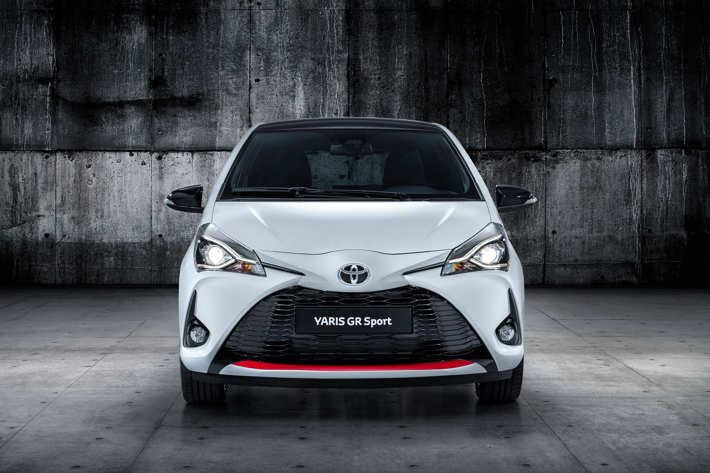 Toyota Yaris GR Sport revealed head on
