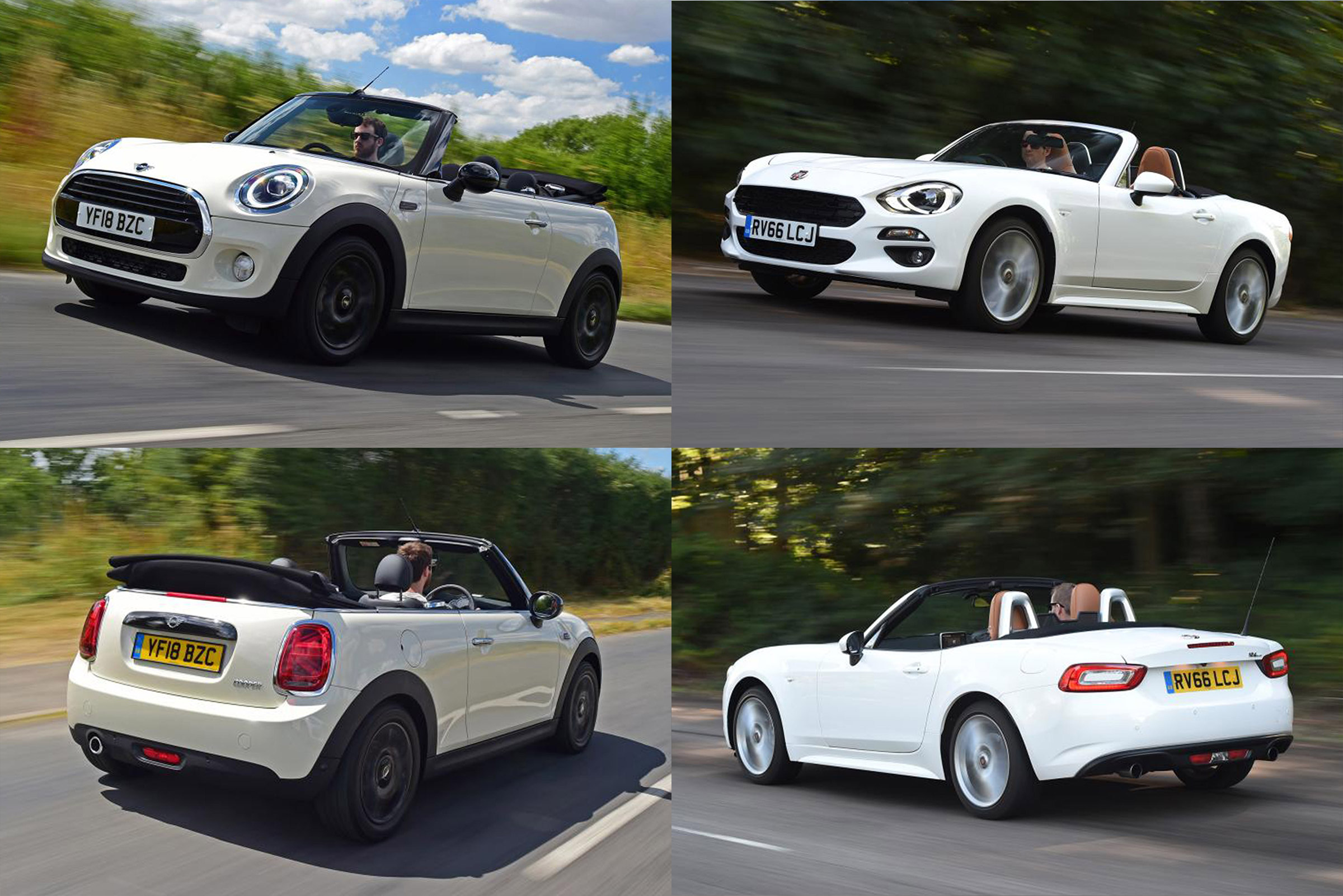 MINI Convertible vs Fiat 124 Spider 