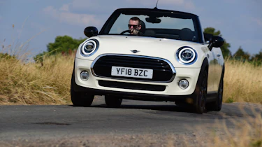 Mini Cooper Convertible Cornering