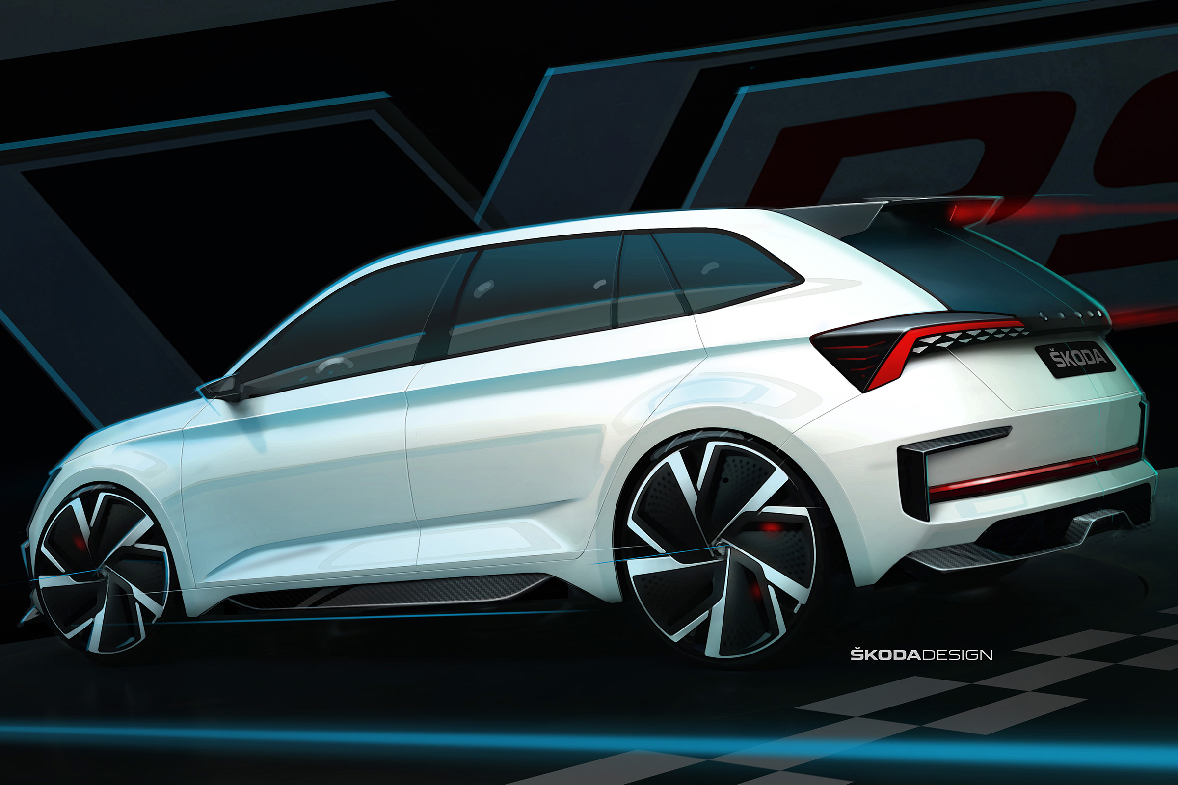 Skoda Vision RS rear
