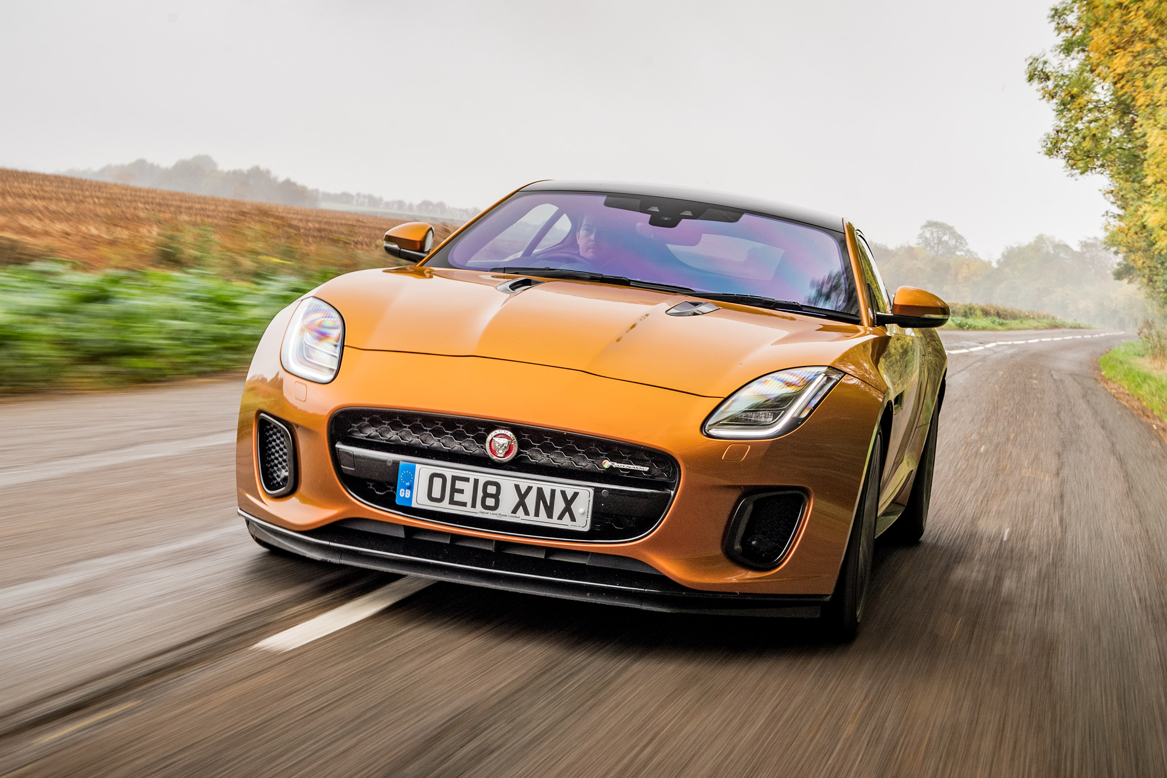 Jaguar F-Type P380 - front tracking