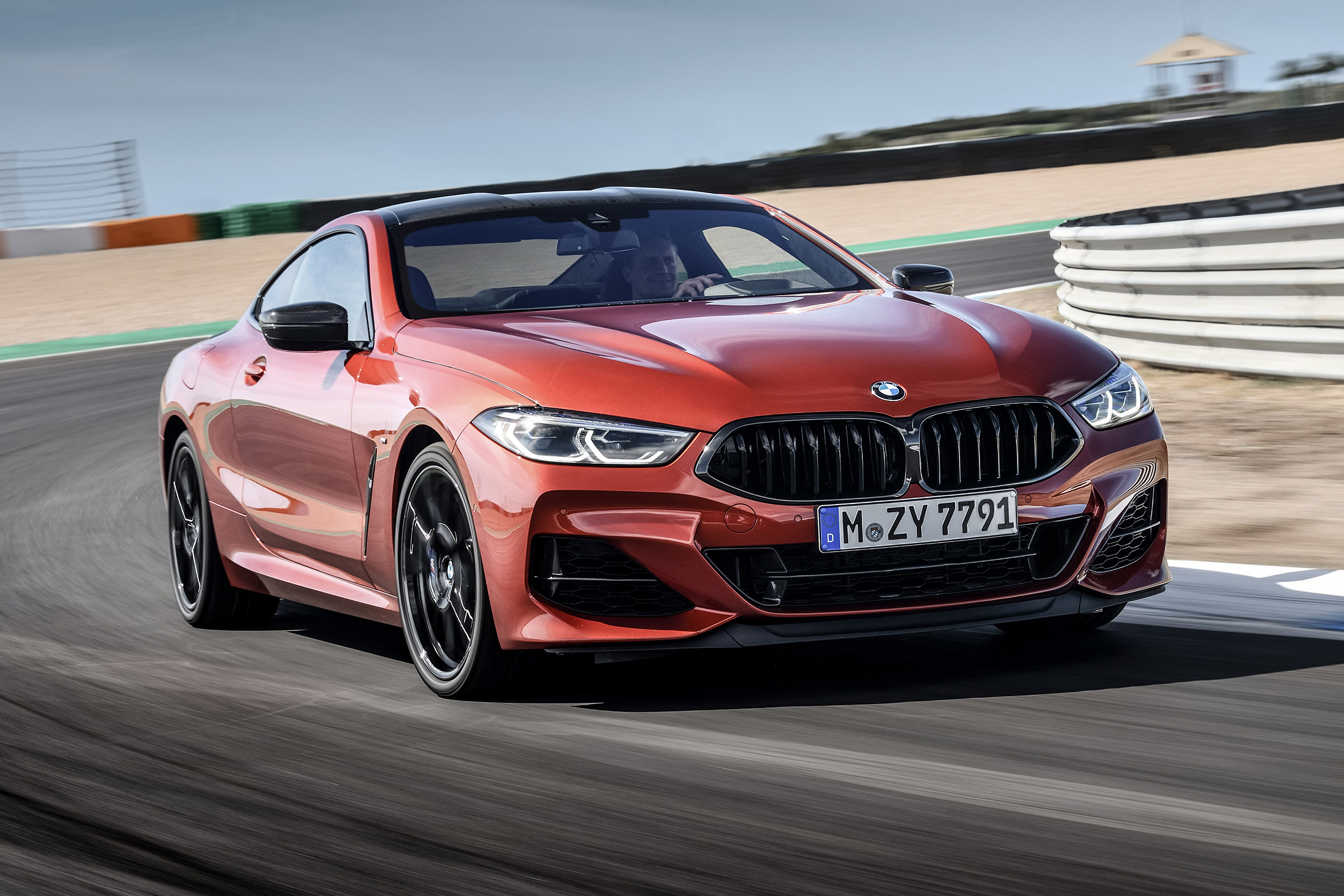 BMW 8 Series - track front