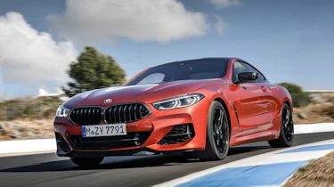 BMW 8 Series - track front action